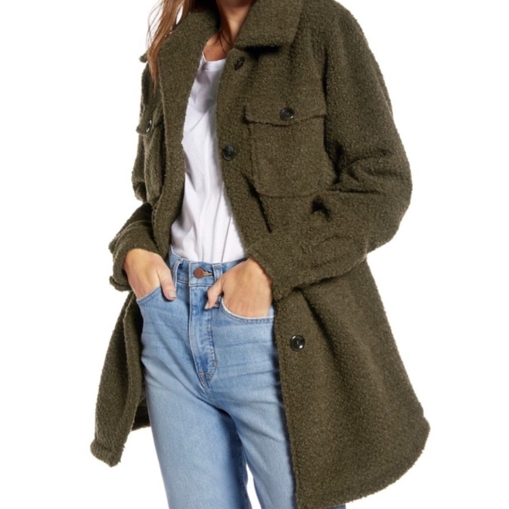 Something Navy Berber Jacket